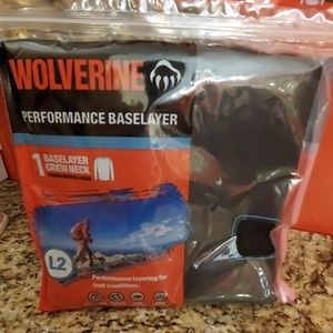 WOLVERINE CREW NECK BASELINER SHIRT MEDIUM